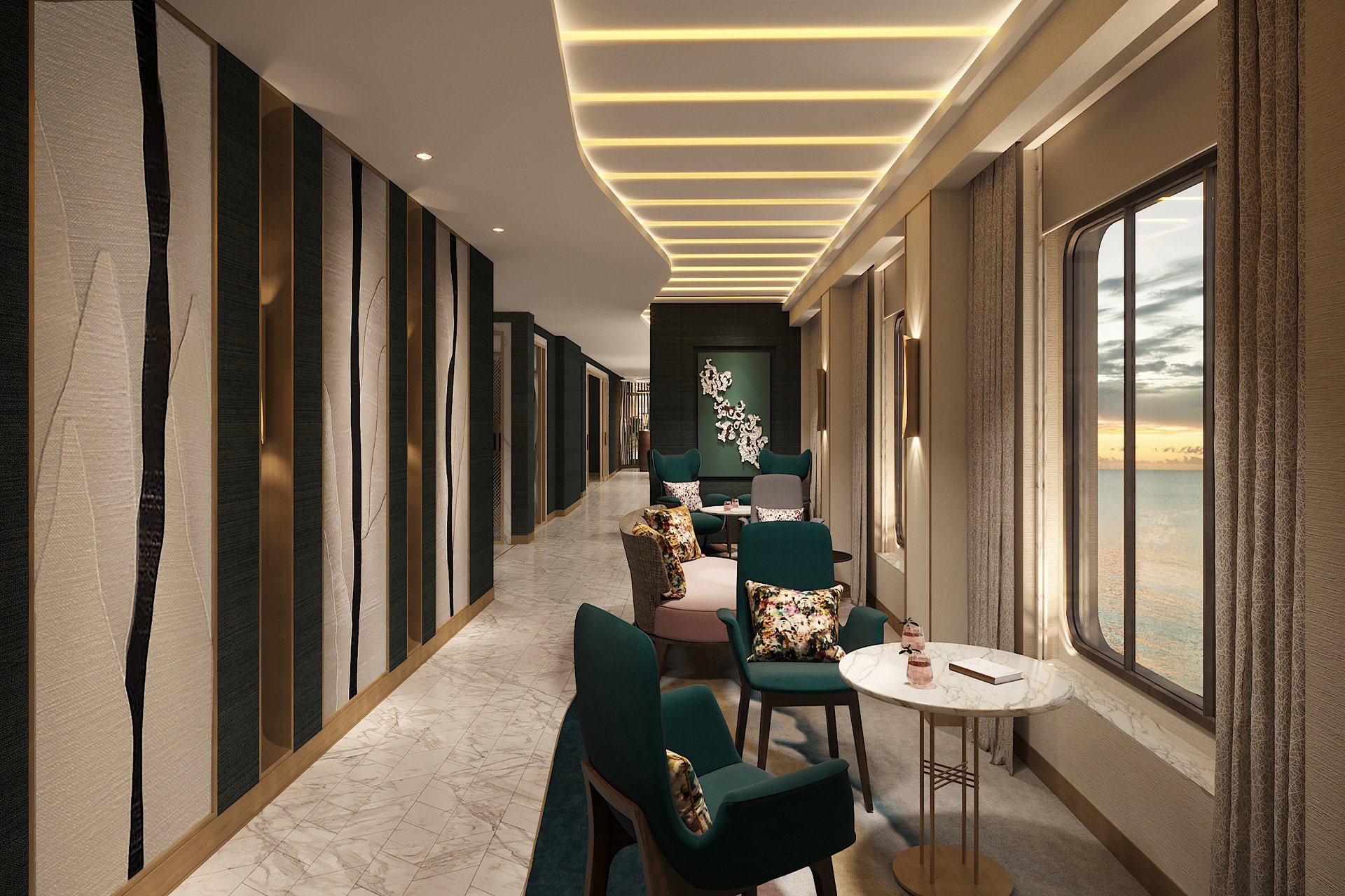 Crystal Cruises - Crystal Endeavor - RENDERING The Promenade.jpg